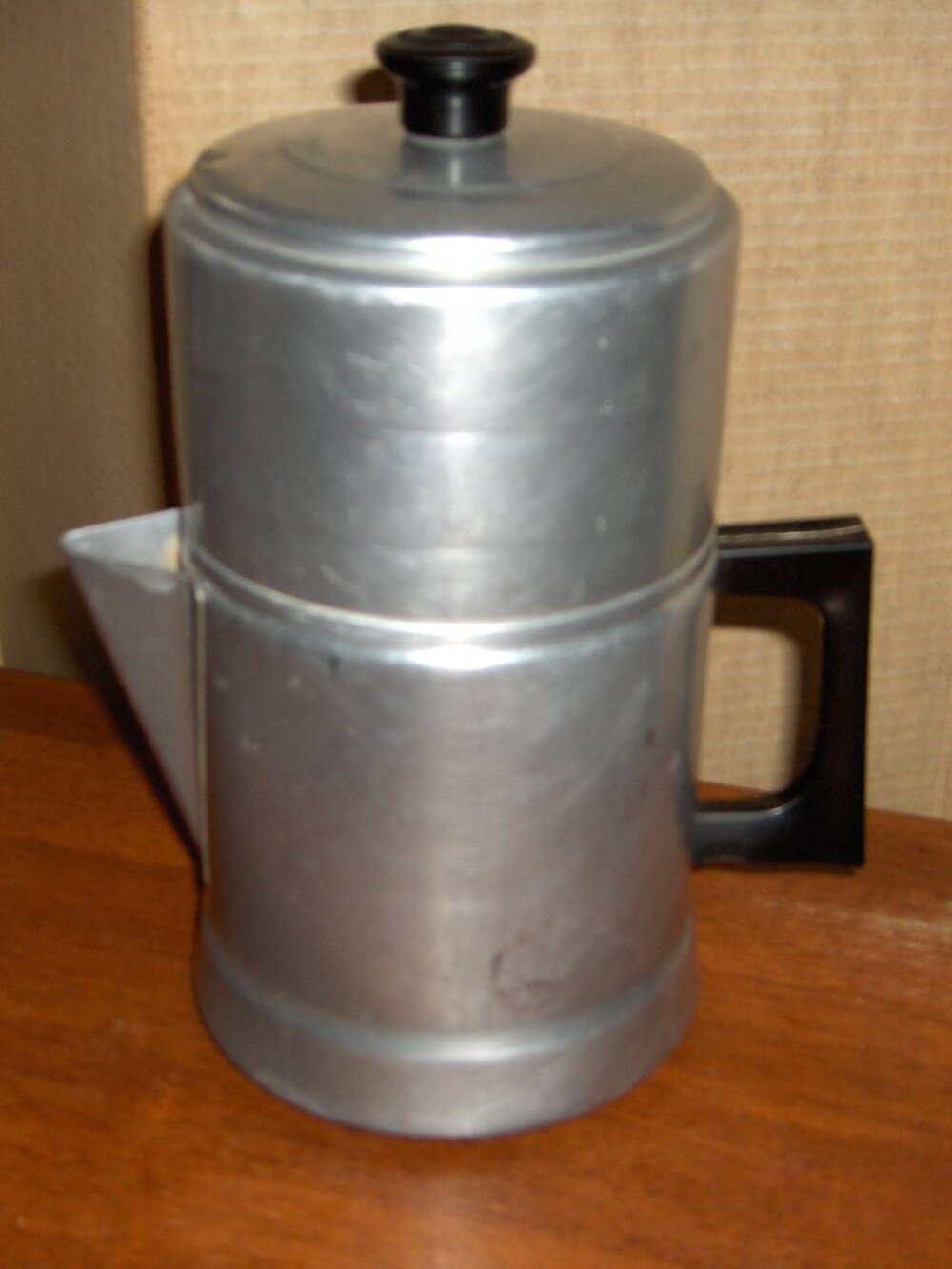 Collectable Aluminum Coffee Pot, Comet